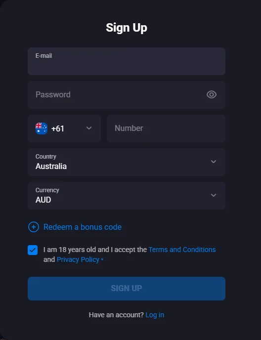 Where to enter a Lucky Vibe Casino promo code: the Redeem a bonus code link in the sign-up window Where to enter a Lucky Vibe Casino promo code: the Redeem a bonus code link in the sign-up window